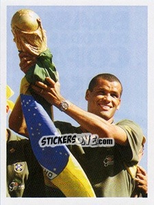 Sticker Rivaldo - Brasil de Todas as Copas n. 156 - Panini