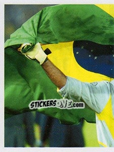 Sticker Um santo goleiro - Brasil de Todas as Copas - Panini