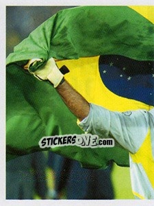 Sticker Um Santo Goleiro - Brasil de Todas as Copas n. 160 - Panini