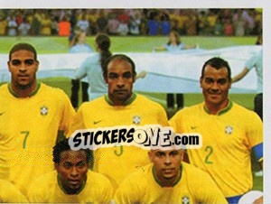 Sticker O time de 2006 - Brasil de Todas as Copas n. 163 - Panini