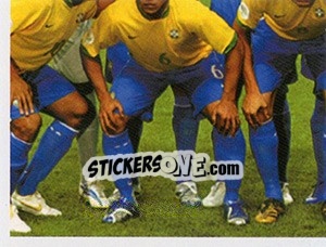 Figurina O time de 2006 - Brasil de Todas as Copas - Panini