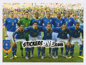 Sticker Brasil x Holanda - Brasil de Todas as Copas n. 168 - Panini