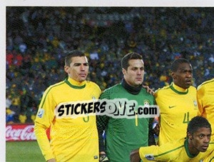 Sticker O time de 2010 - Brasil de Todas as Copas - Panini