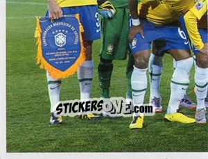 Sticker O time de 2010 - Brasil de Todas as Copas - Panini