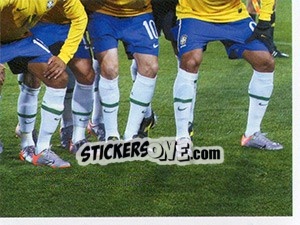 Sticker O time de 2010 - Brasil de Todas as Copas n. 174 - Panini