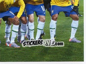 Sticker O time de 2010 - Brasil de Todas as Copas - Panini