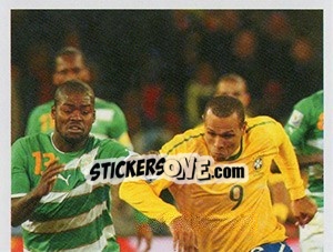 Sticker Luís Fabiano - Brasil de Todas as Copas n. 175 - Panini