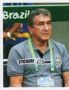 Sticker Dupla campeã - Brasil de Todas as Copas - Panini