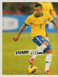 Cromo Dani Alves - Brasil de Todas as Copas - Panini