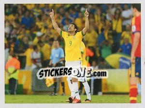 Sticker Fred - Brasil de Todas as Copas n. 201 - Panini
