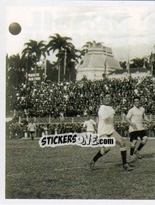 Sticker Final contra o Uruguai em 1919 - Brasil de Todas as Copas - Panini