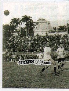 Sticker Final contra o Uruguai em 1919 - Brasil de Todas as Copas n. 206 - Panini