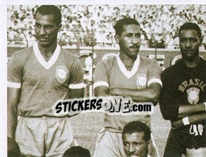 Sticker Os tricampeões de 1949 - Brasil de Todas as Copas n. 210 - Panini