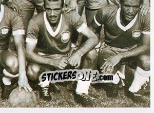 Sticker Os tricampeões de 1949 - Brasil de Todas as Copas n. 213 - Panini