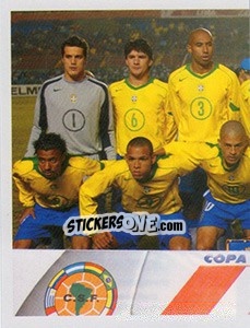 Sticker 2004, o ano do hepta - Brasil de Todas as Copas n. 225 - Panini