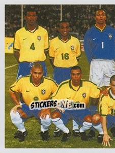 Cromo Campeões de 1997 - Brasil de Todas as Copas - Panini