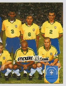 Sticker Campeões de 1997 - Brasil de Todas as Copas n. 236 - Panini