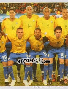 Sticker Campeões de 2009 - Brasil de Todas as Copas n. 240 - Panini