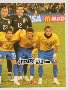 Sticker Campeões de 2009 - Brasil de Todas as Copas n. 242 - Panini