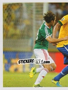Sticker Brasil x México - Brasil de Todas as Copas n. 245 - Panini