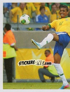 Sticker Brasil x Uruguai - Brasil de Todas as Copas n. 249 - Panini