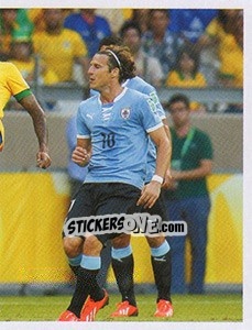 Sticker Brasil x Uruguai - Brasil de Todas as Copas n. 250 - Panini
