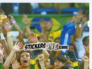 Sticker É tetra! - Brasil de Todas as Copas n. 256 - Panini