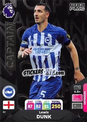 Sticker Lewis Dunk - English Premier League 2023-2024. Adrenalyn XL Plus
 n. 82 - Topps