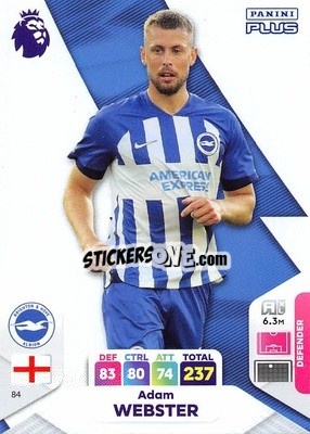 Figurina Adam Webster - English Premier League 2023-2024. Adrenalyn XL Plus
 - Topps