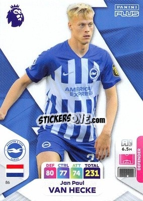 Cromo Jan Paul van Hecke - English Premier League 2023-2024. Adrenalyn XL Plus
 - Topps