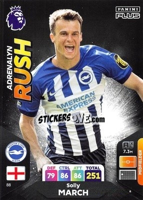Sticker Solly March - English Premier League 2023-2024. Adrenalyn XL Plus
 n. 88 - Topps