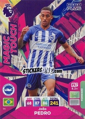 Sticker João Pedro - English Premier League 2023-2024. Adrenalyn XL Plus
 n. 94 - Topps