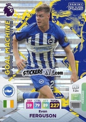 Sticker Evan Ferguson - English Premier League 2023-2024. Adrenalyn XL Plus
 - Topps