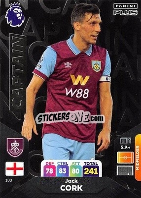 Cromo Jack Cork - English Premier League 2023-2024. Adrenalyn XL Plus
 - Topps