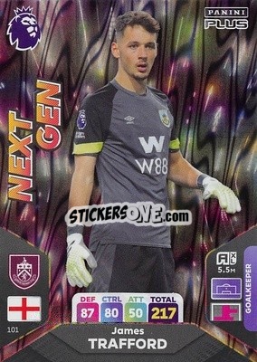 Sticker James Trafford - English Premier League 2023-2024. Adrenalyn XL Plus
 n. 101 - Topps