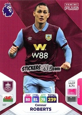 Sticker Connor Roberts - English Premier League 2023-2024. Adrenalyn XL Plus
 n. 107 - Topps