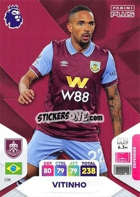 Figurina Vitinho - English Premier League 2023-2024. Adrenalyn XL Plus
 n. 108 - Topps