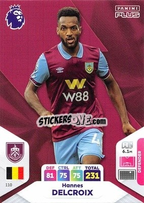 Sticker Hannes Delcroix - English Premier League 2023-2024. Adrenalyn XL Plus
 n. 110 - Topps