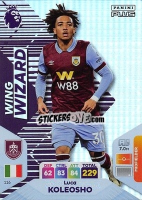 Sticker Luca Koleosho - English Premier League 2023-2024. Adrenalyn XL Plus
 - Topps