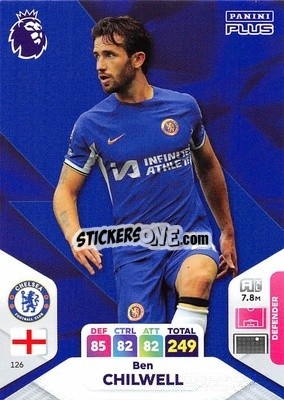 Sticker Ben Chilwell - English Premier League 2023-2024. Adrenalyn XL Plus
 - Topps