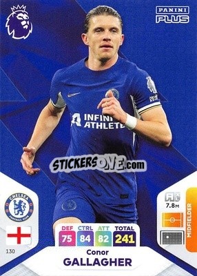 Sticker Conor Gallagher - English Premier League 2023-2024. Adrenalyn XL Plus
 n. 130 - Topps