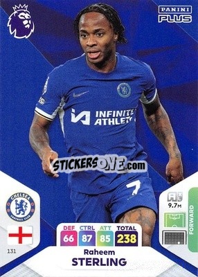 Sticker Raheem Sterling - English Premier League 2023-2024. Adrenalyn XL Plus
 n. 131 - Topps