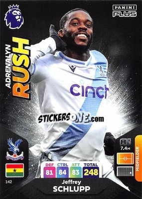 Sticker Jeffery Schlupp - English Premier League 2023-2024. Adrenalyn XL Plus
 n. 142 - Topps