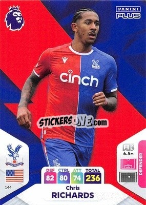 Sticker Chris Richards - English Premier League 2023-2024. Adrenalyn XL Plus
 - Topps