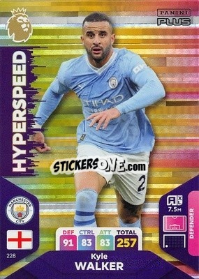 Sticker Kyle Walker - English Premier League 2023-2024. Adrenalyn XL Plus
 n. 228 - Topps