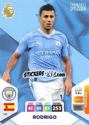 Sticker Rodrigo - English Premier League 2023-2024. Adrenalyn XL Plus
 - Topps