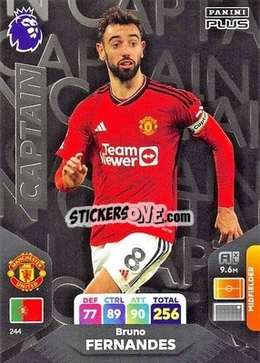 Sticker Bruno Fernandes - English Premier League 2023-2024. Adrenalyn XL Plus
 - Topps