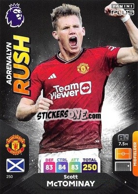 Sticker Scott McTominay - English Premier League 2023-2024. Adrenalyn XL Plus
 n. 250 - Topps