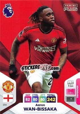 Sticker Aaron Wan-Bissaka - English Premier League 2023-2024. Adrenalyn XL Plus
 n. 254 - Topps