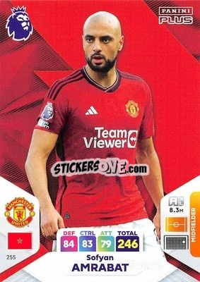 Sticker Sofyan Amrabat - English Premier League 2023-2024. Adrenalyn XL Plus
 - Topps